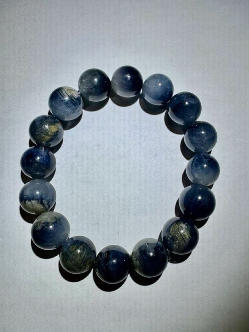 ブルールチル（インディゴライト）　ブルーガーデン共生　13mm