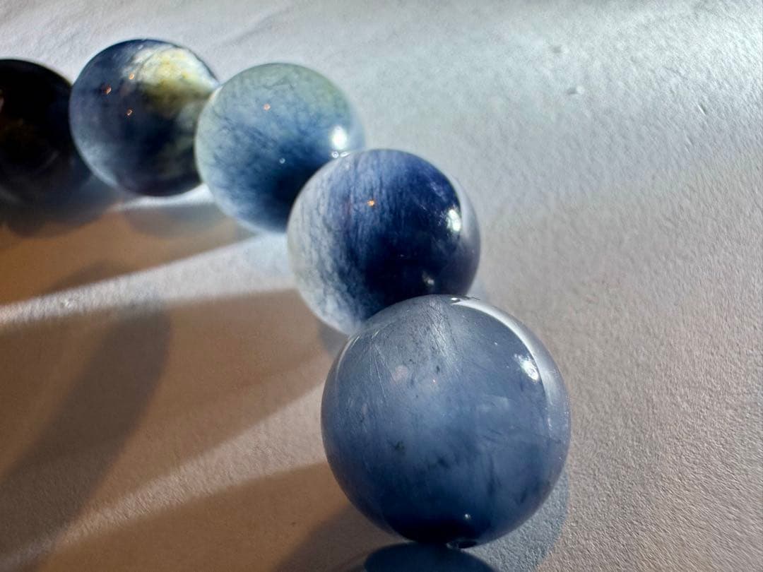 ブルールチル（インディゴライト）　ブルーガーデン共生　13mm