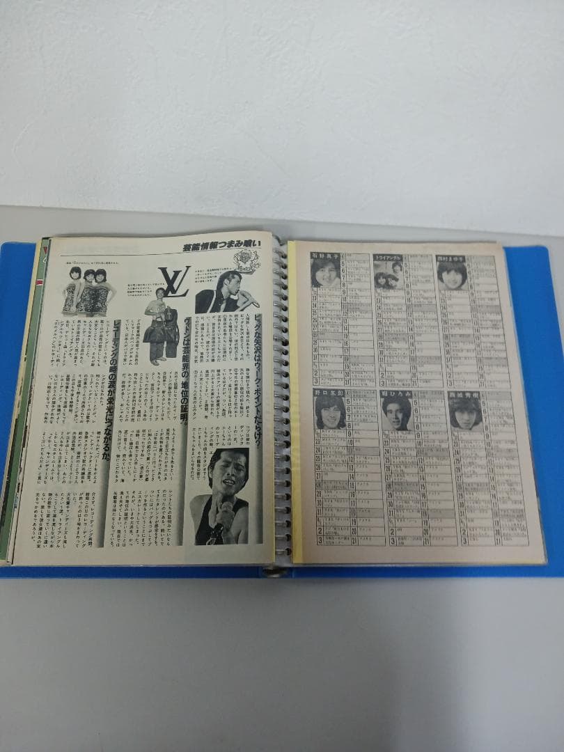 キャンディーズ妹分 トライアングル 雑誌 切り取り集 2冊セット A13