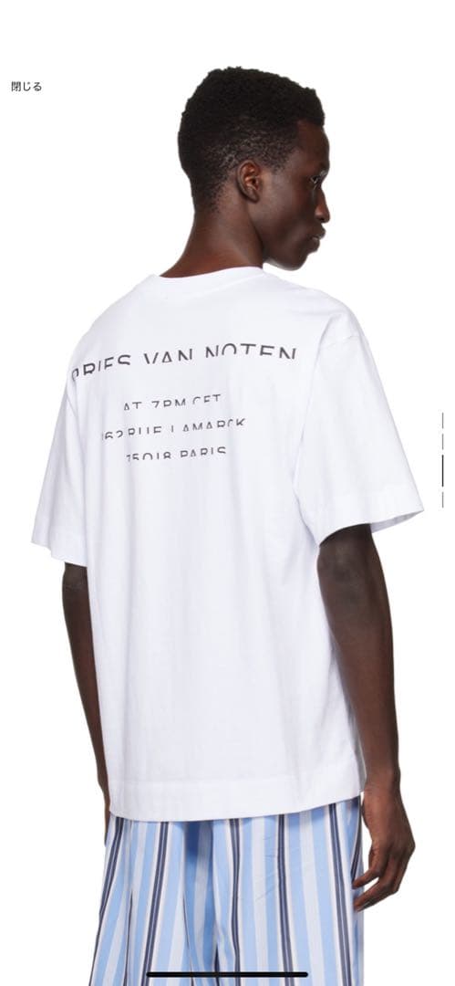 DRIES VAN NOTEN 2023年春夏 Tシャツ　Lサイズ　再々値下げ