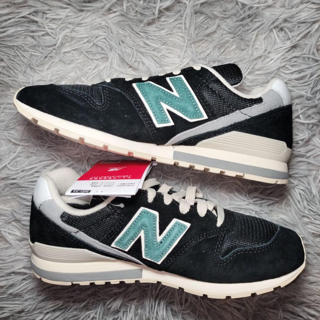 美品✨タグ付き　ニューバランス 996ブラック/グレー 23センチ