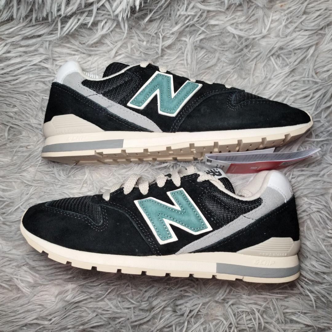 美品✨タグ付き　ニューバランス 996ブラック/グレー 23センチ