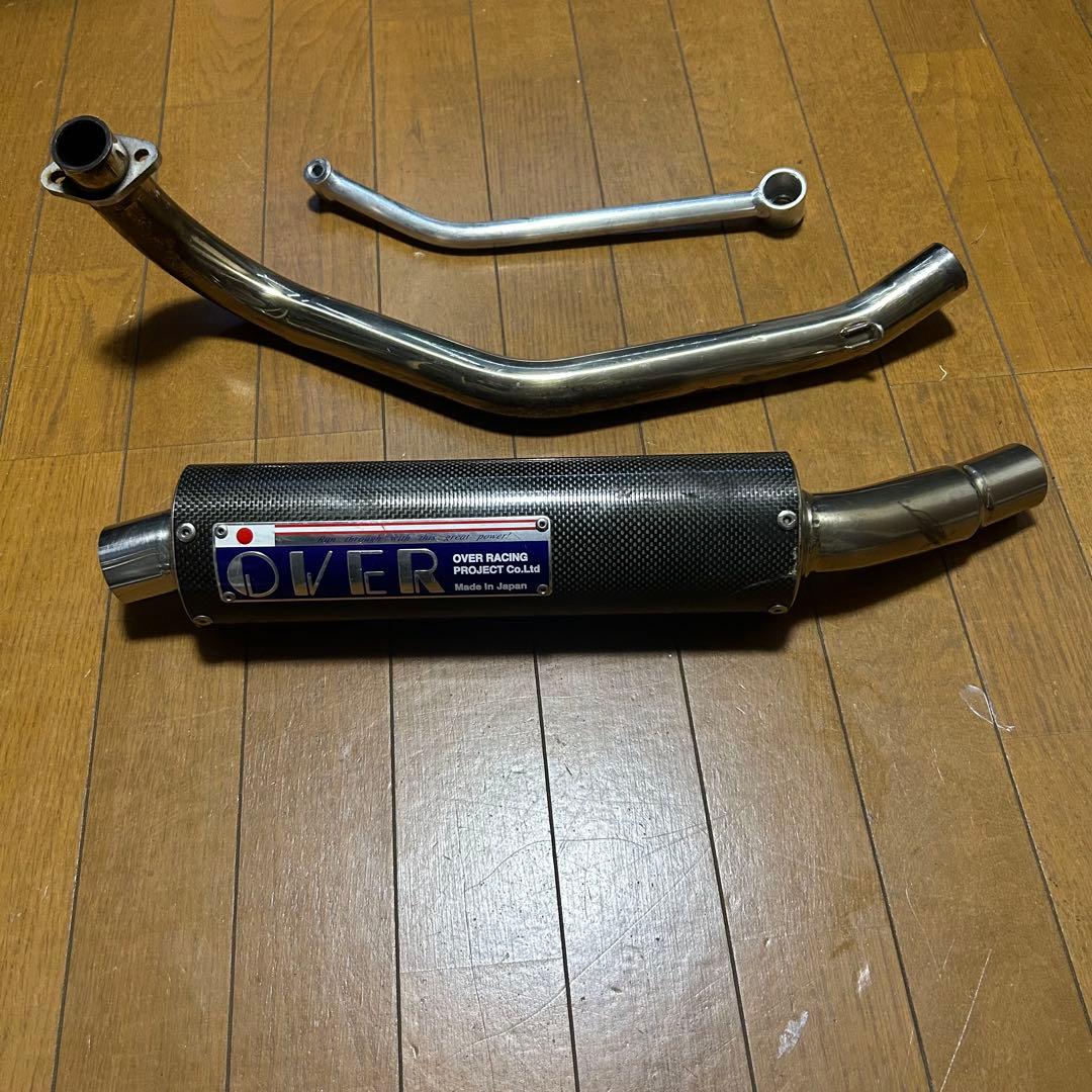OVER オーヴァー ステンカーボン マフラー Cub90