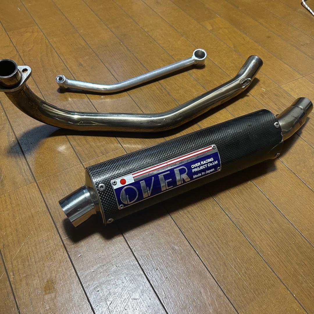 OVER オーヴァー ステンカーボン マフラー Cub90