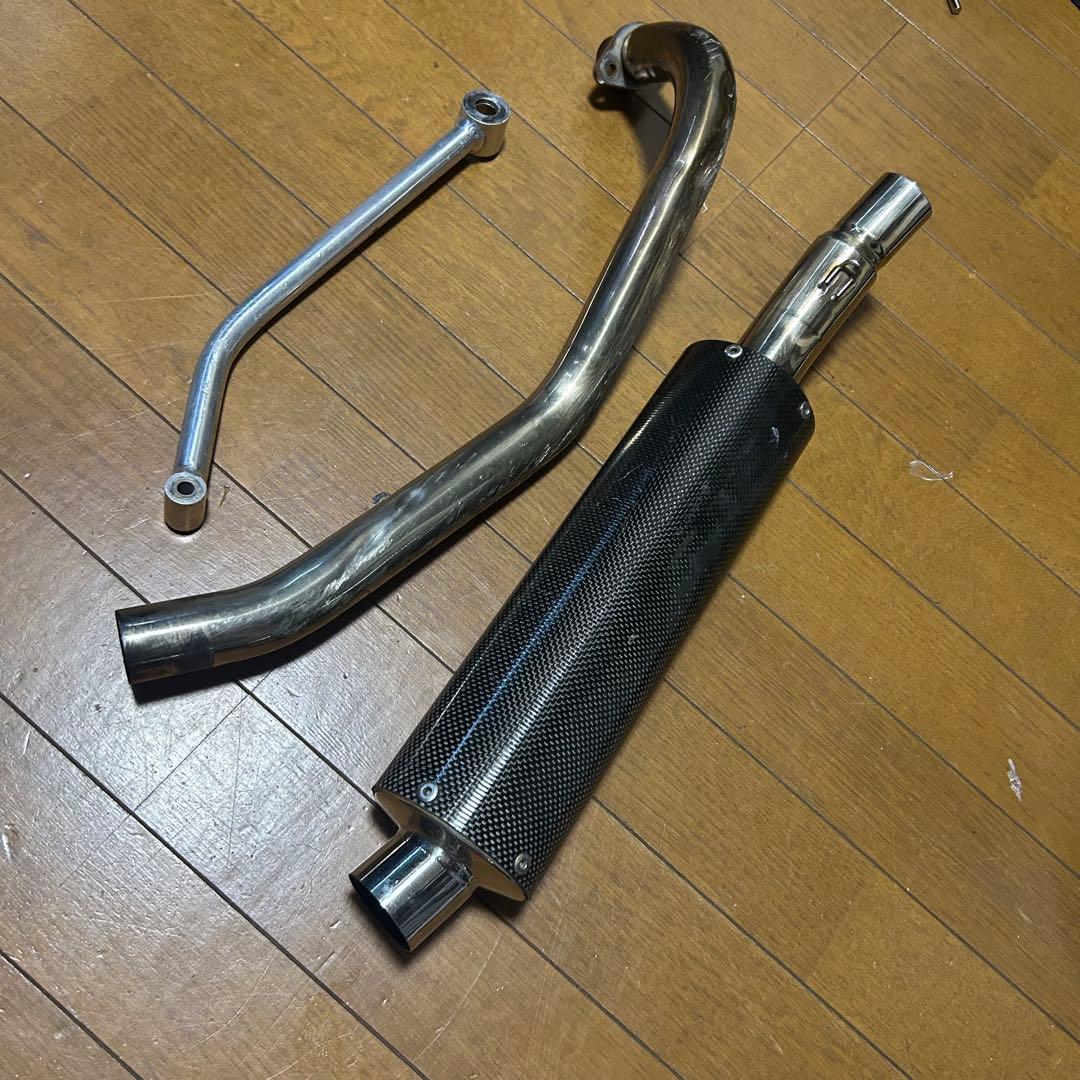 OVER オーヴァー ステンカーボン マフラー Cub90