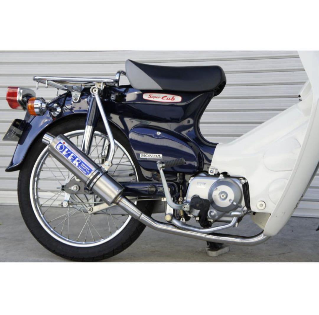 OVER オーヴァー ステンカーボン マフラー Cub90