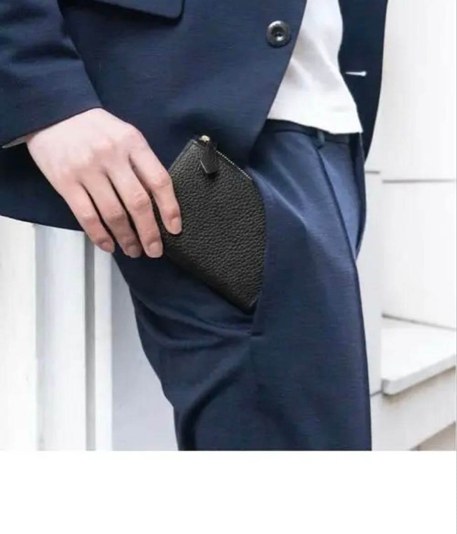 [HushTug] レザー L字 ファスナー 財布