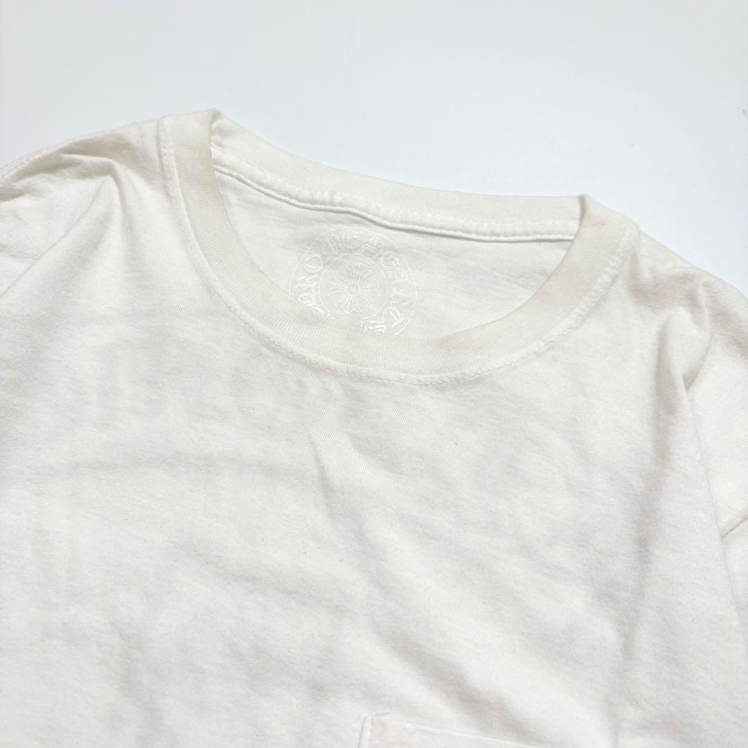 CHROME HEARTS ロンT バックロゴ ロサンゼルス ホワイト S