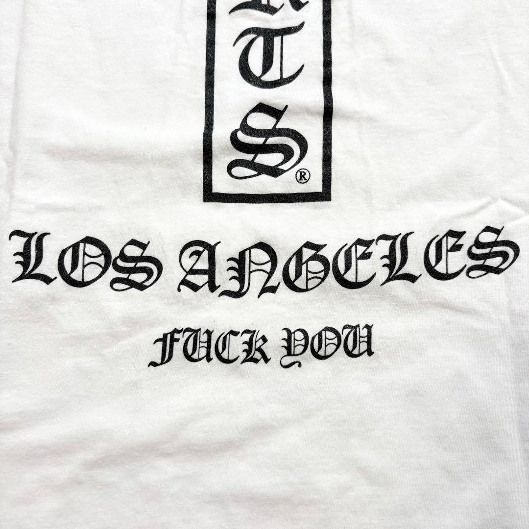 CHROME HEARTS ロンT バックロゴ ロサンゼルス ホワイト S