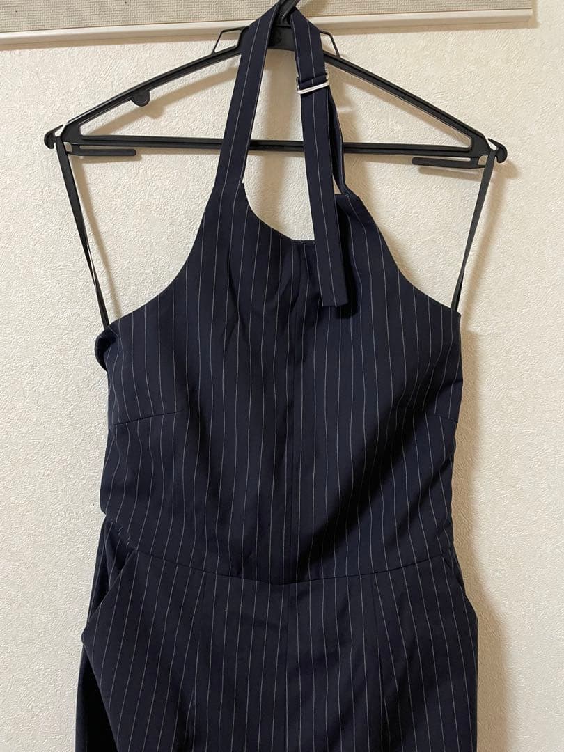 メゾンスペシャル　American Sleeve Stripe Jumpsuit