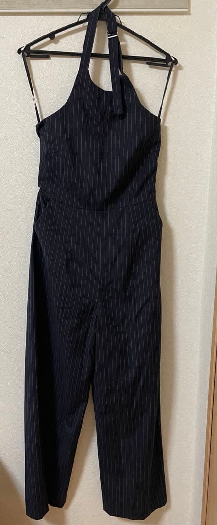 メゾンスペシャル　American Sleeve Stripe Jumpsuit