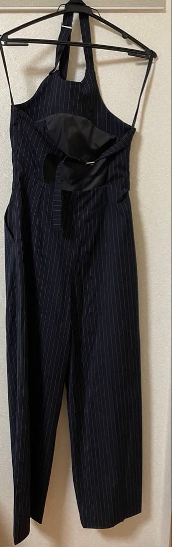 メゾンスペシャル　American Sleeve Stripe Jumpsuit
