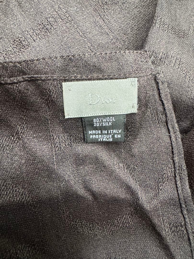 8303さん専用 ディオールオム/エディ期 ウールシルクストール ブラック