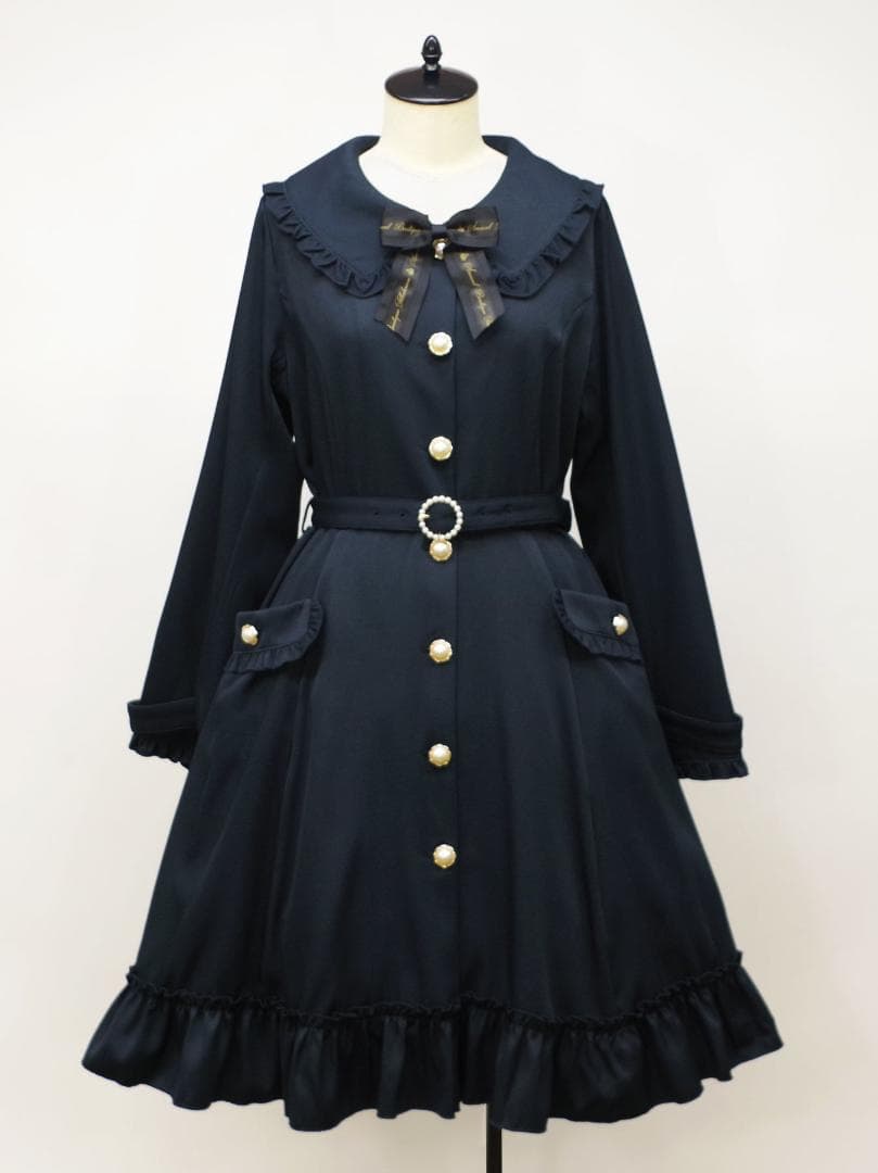 アマベル バッスルドレストレンチコート ネイビー Amavel