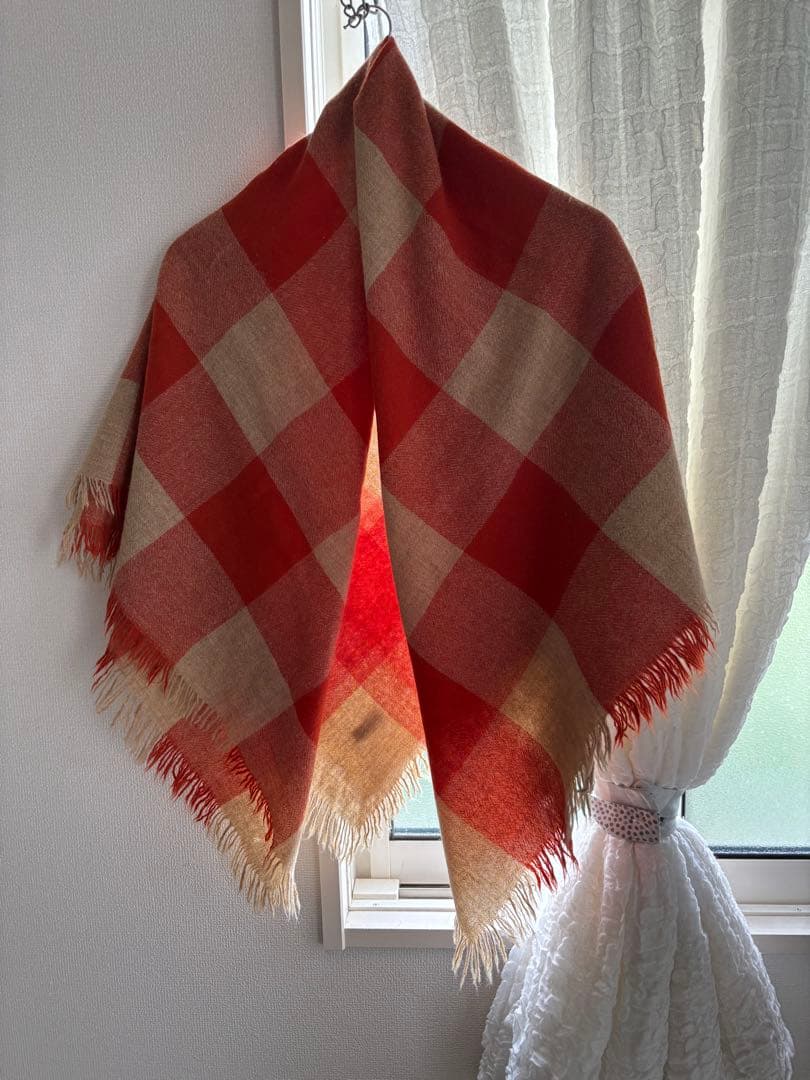 COMME des GARÇONS 大判チェックストール