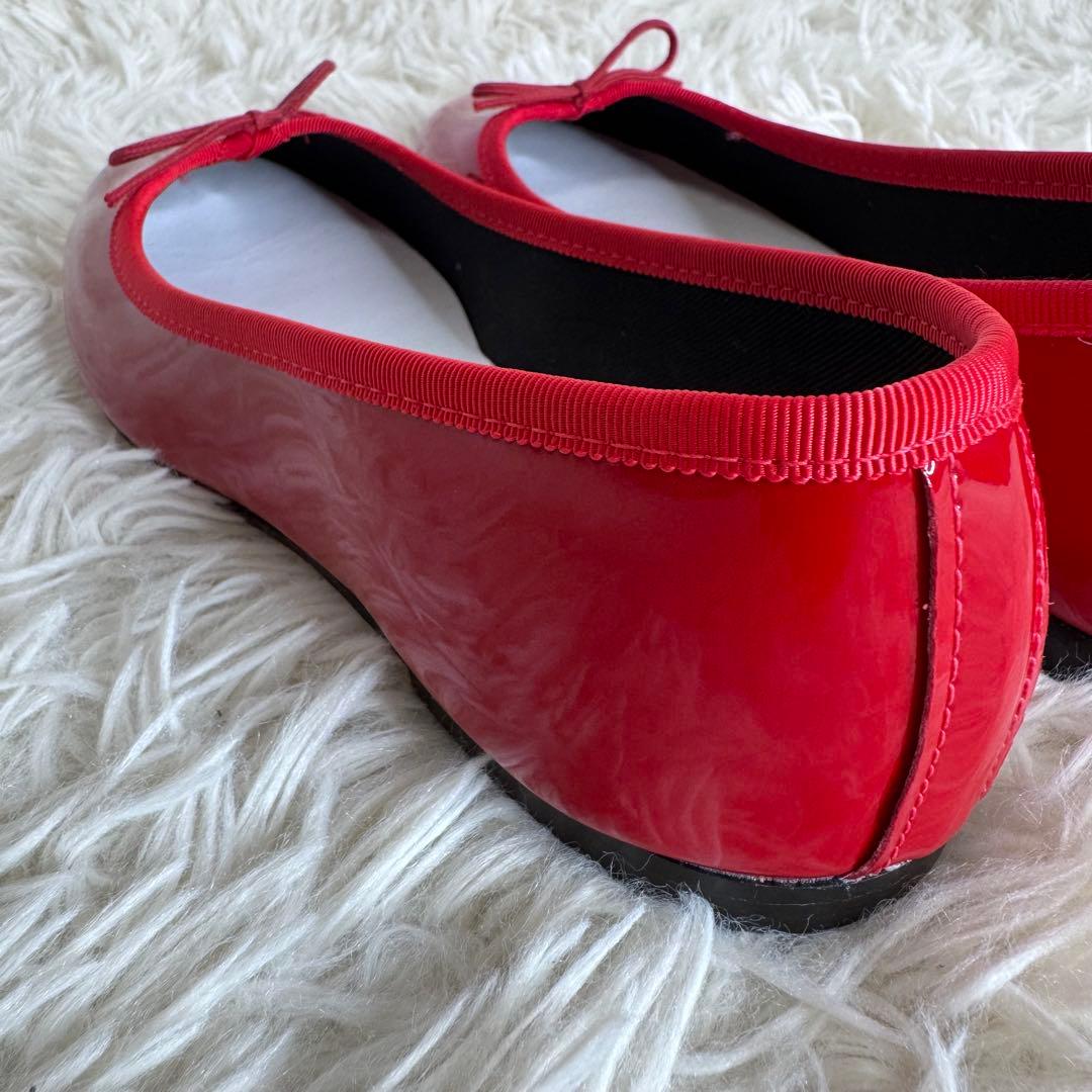 【新品】CATWORTH カットワース バレエシューズ 赤 英国製