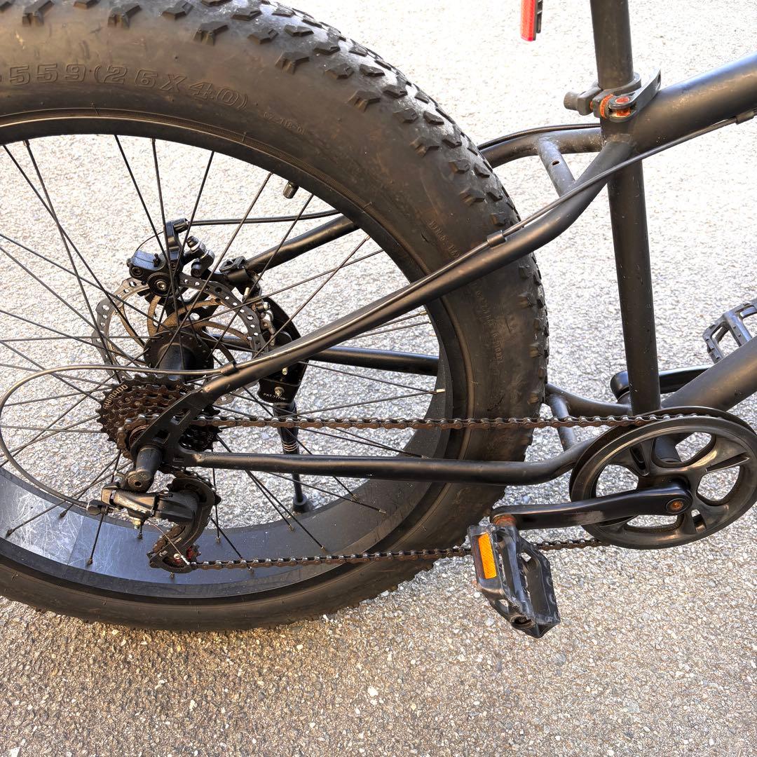 すん蔵ページ！ＢＭＸビーチクルーザー26インチ（マットブラック）