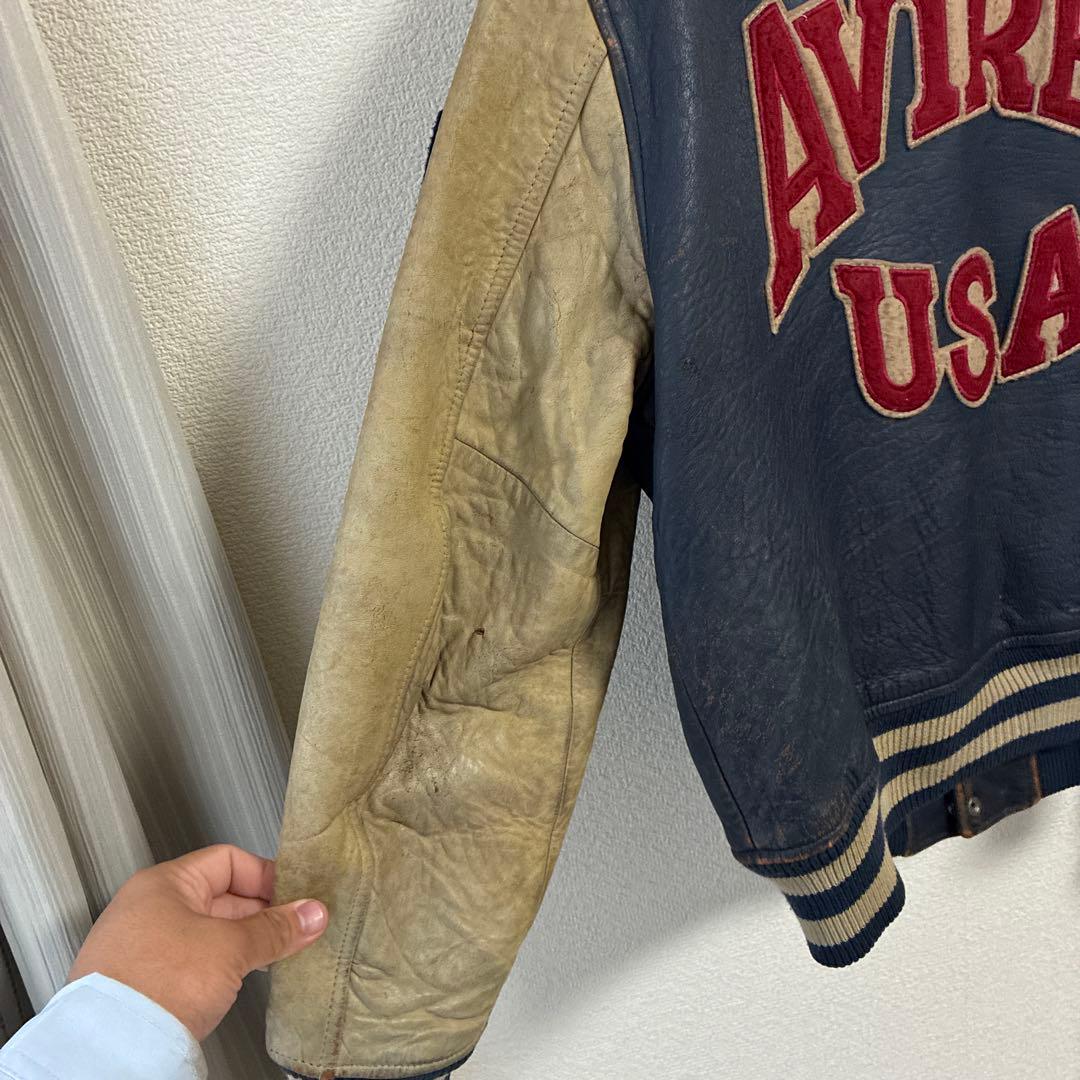 AVIREX USA スタジャン NEWARK ビンテージ