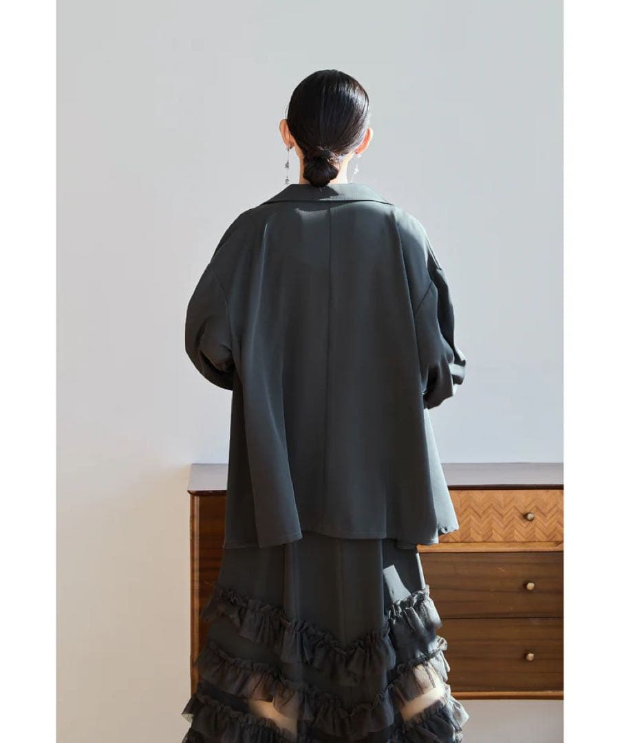 niana トランスペアレントヘムセットアップドレス 2点セット