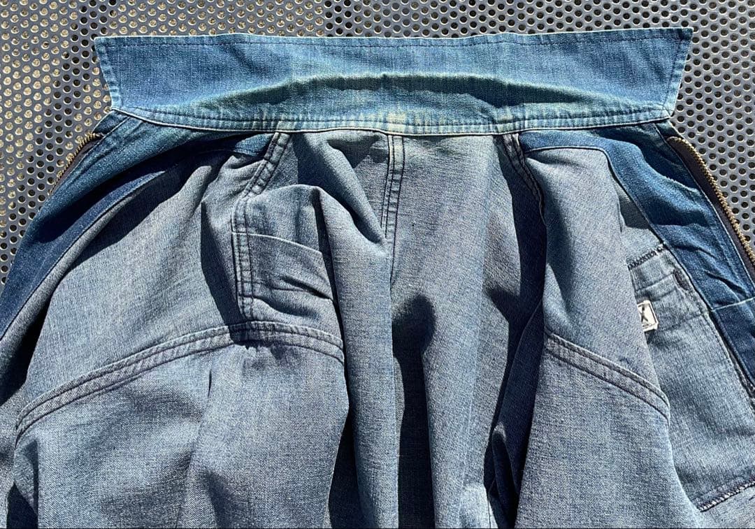 60s 70s Leslie MFG レスリー　デニム　ワークジャケット　短丈