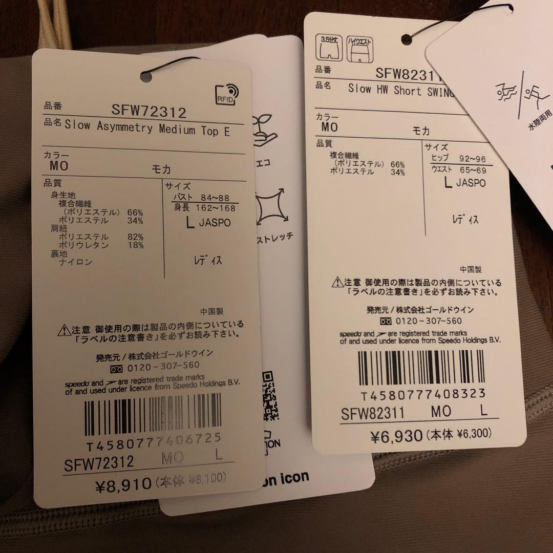 スピード　セパレート水着　タグ付き新品speedo 水陸両用ウエア　シンメトリー