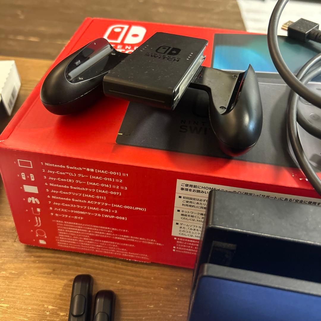 Switch Nintendo Switch Joy-Con L R グレー …