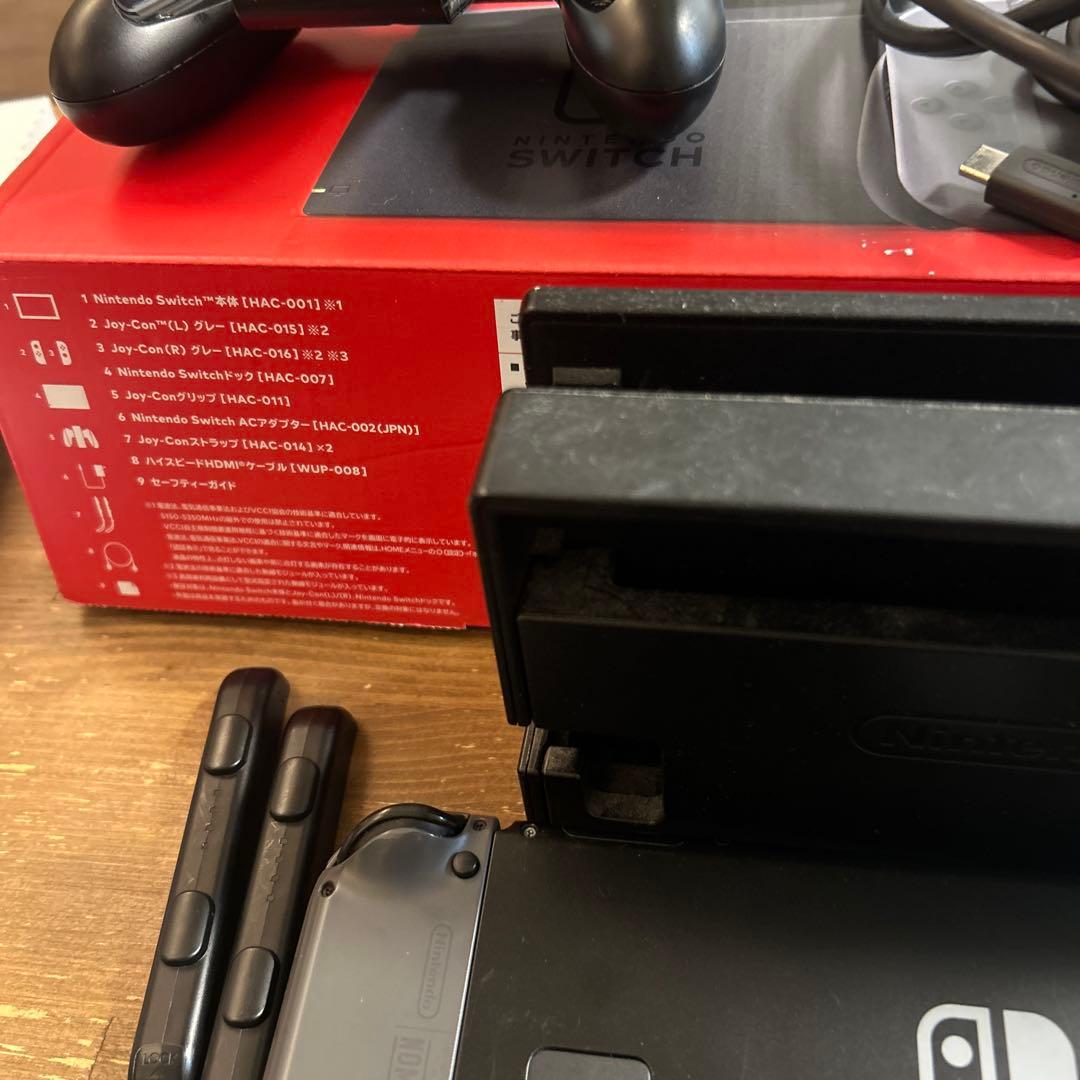 Switch Nintendo Switch Joy-Con L R グレー …