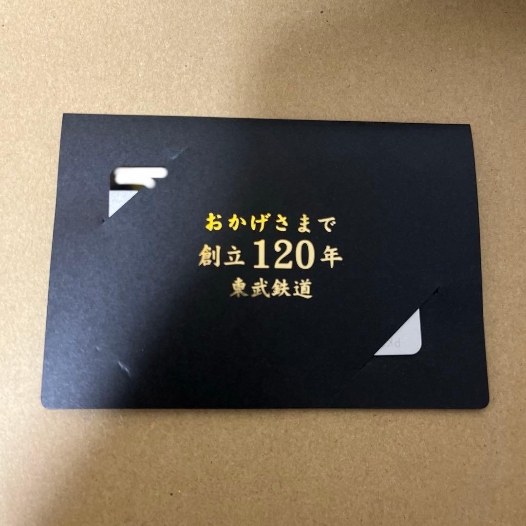 【非売品】東武鉄道120周年記念　ゴールドPASMO