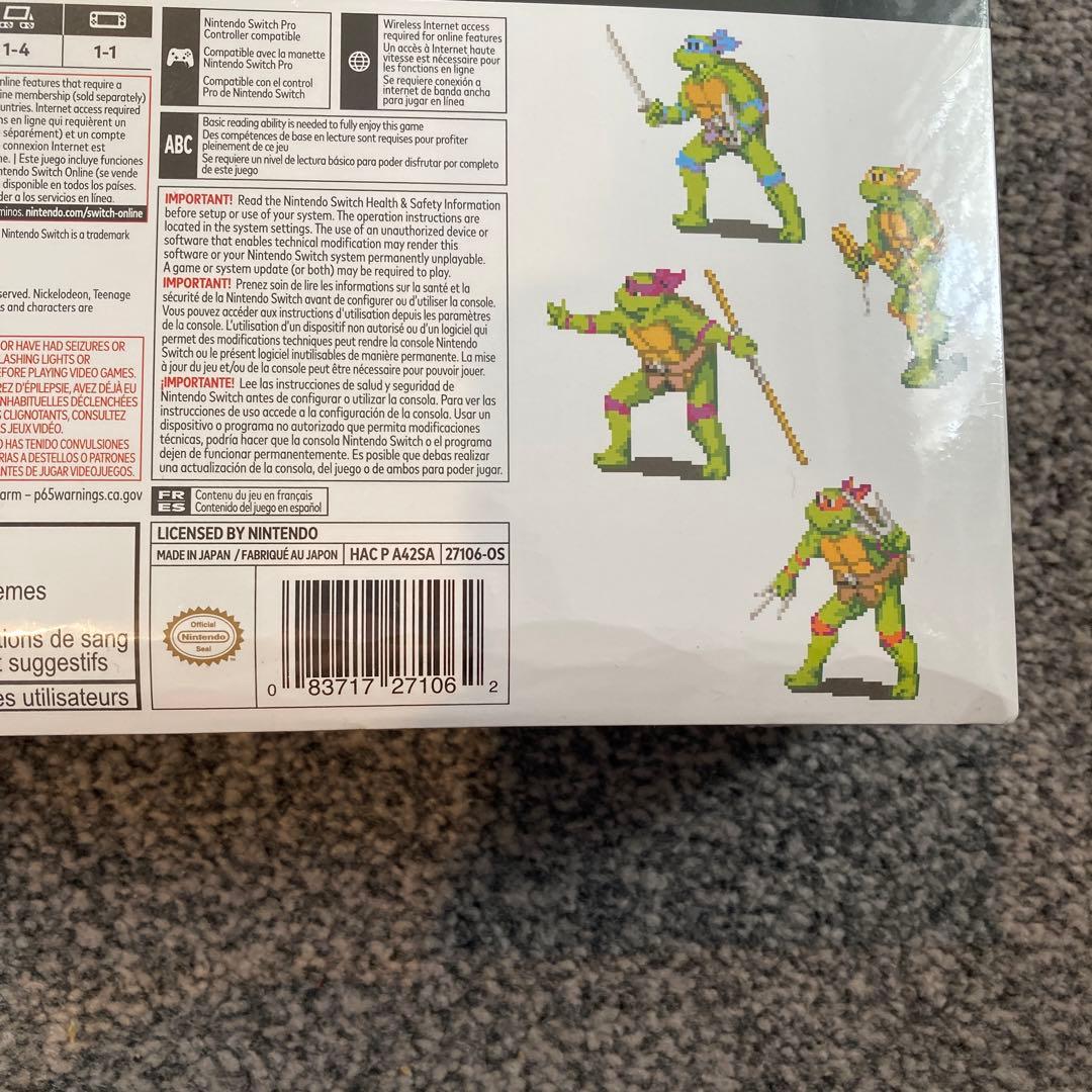 TMNT*COWABUNGA COLLECTION*Switch版/タートルズ