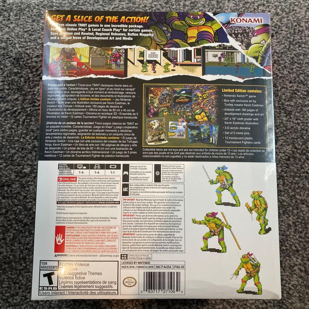 TMNT*COWABUNGA COLLECTION*Switch版/タートルズ