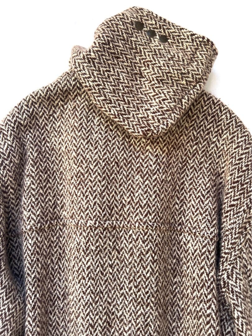 90sラルフローレン マキシ丈ダッフルコート ニット オーバーサイズ