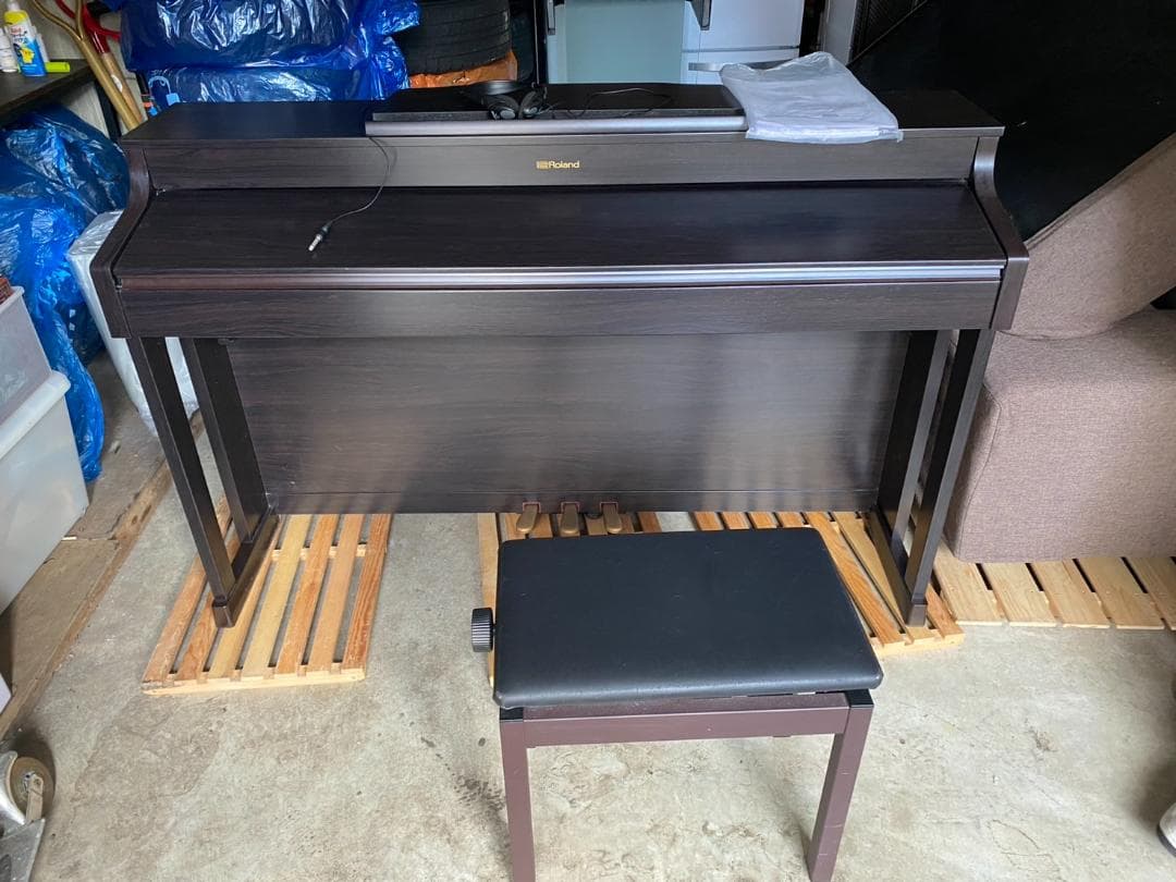 ローランド　HP603 ダークブラウン 電子ピアノ 椅子付き