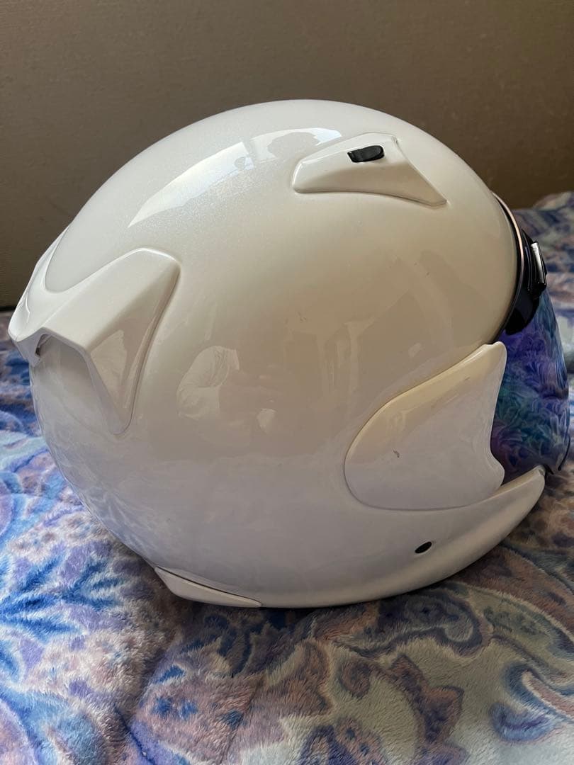 Arai ジェットヘルメット レッドチタン ミラーシールド
