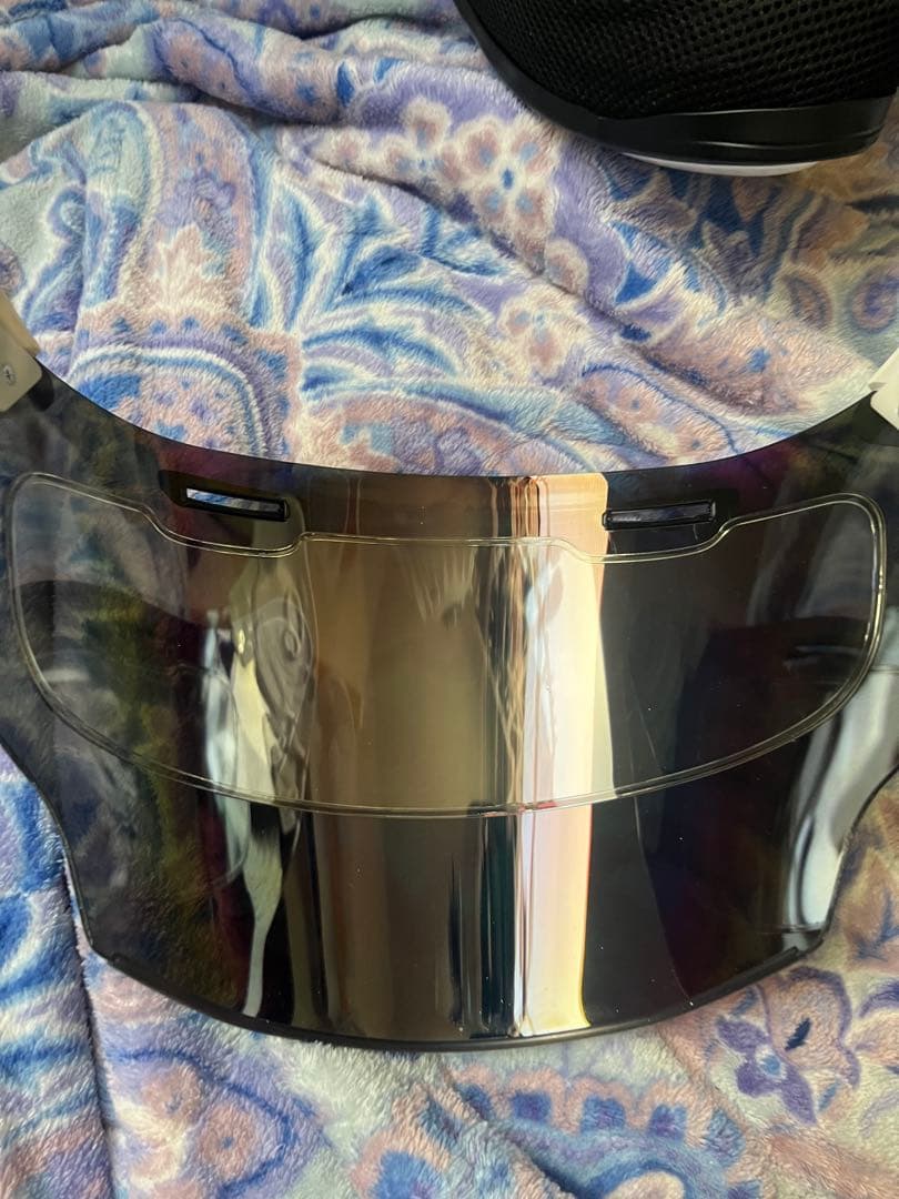 Arai ジェットヘルメット レッドチタン ミラーシールド