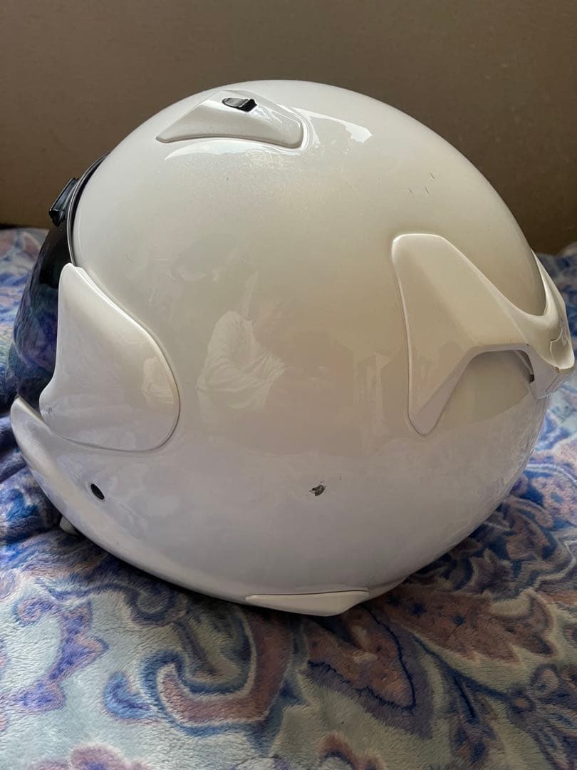 Arai ジェットヘルメット レッドチタン ミラーシールド