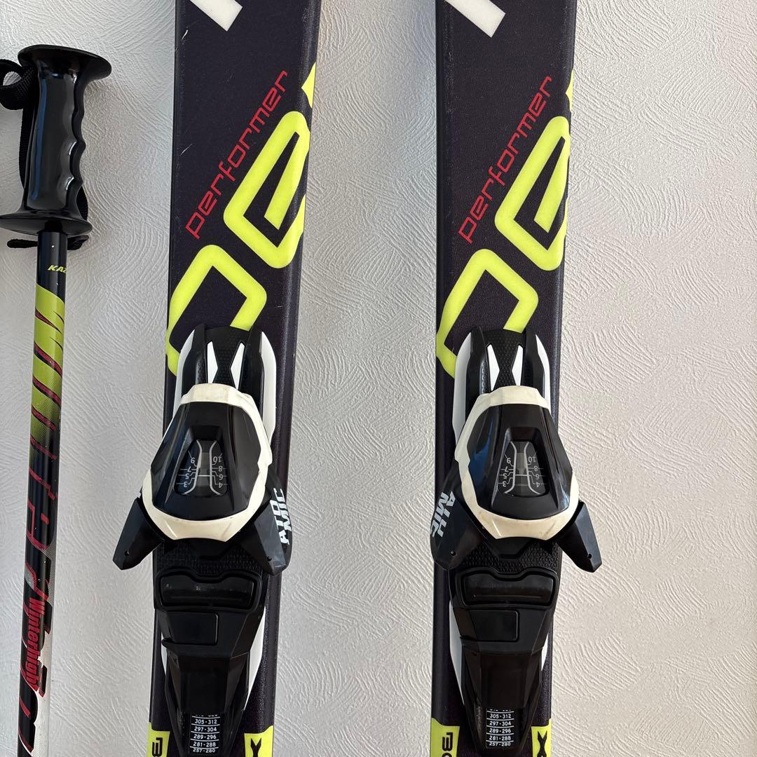 Atomic Performer スキー板とポールセット 155