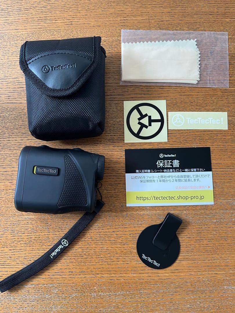 TecTecTec! ゴルフ用距離計 ブラック