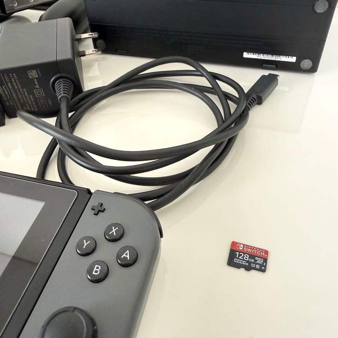 128GB SDカード付き、グレーNintendo Switch 本体＆周辺機器