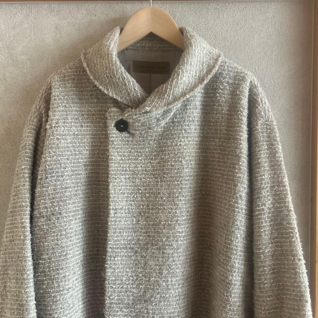 hopeヨーガンレール　ウールコットンミックスツイードコート　Mゆったりめ