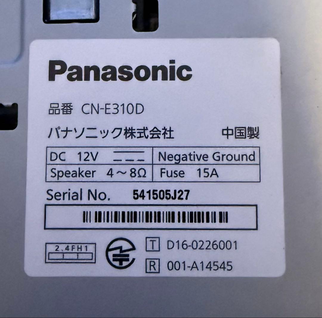 パナソニックCN-E310D Bluetooth 動作確認済　説明書 保証書付