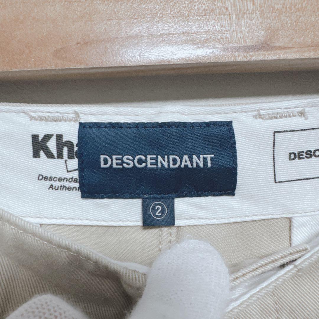 DESCENDANT KhaKee テーパードパンツ チノパン ベージュ