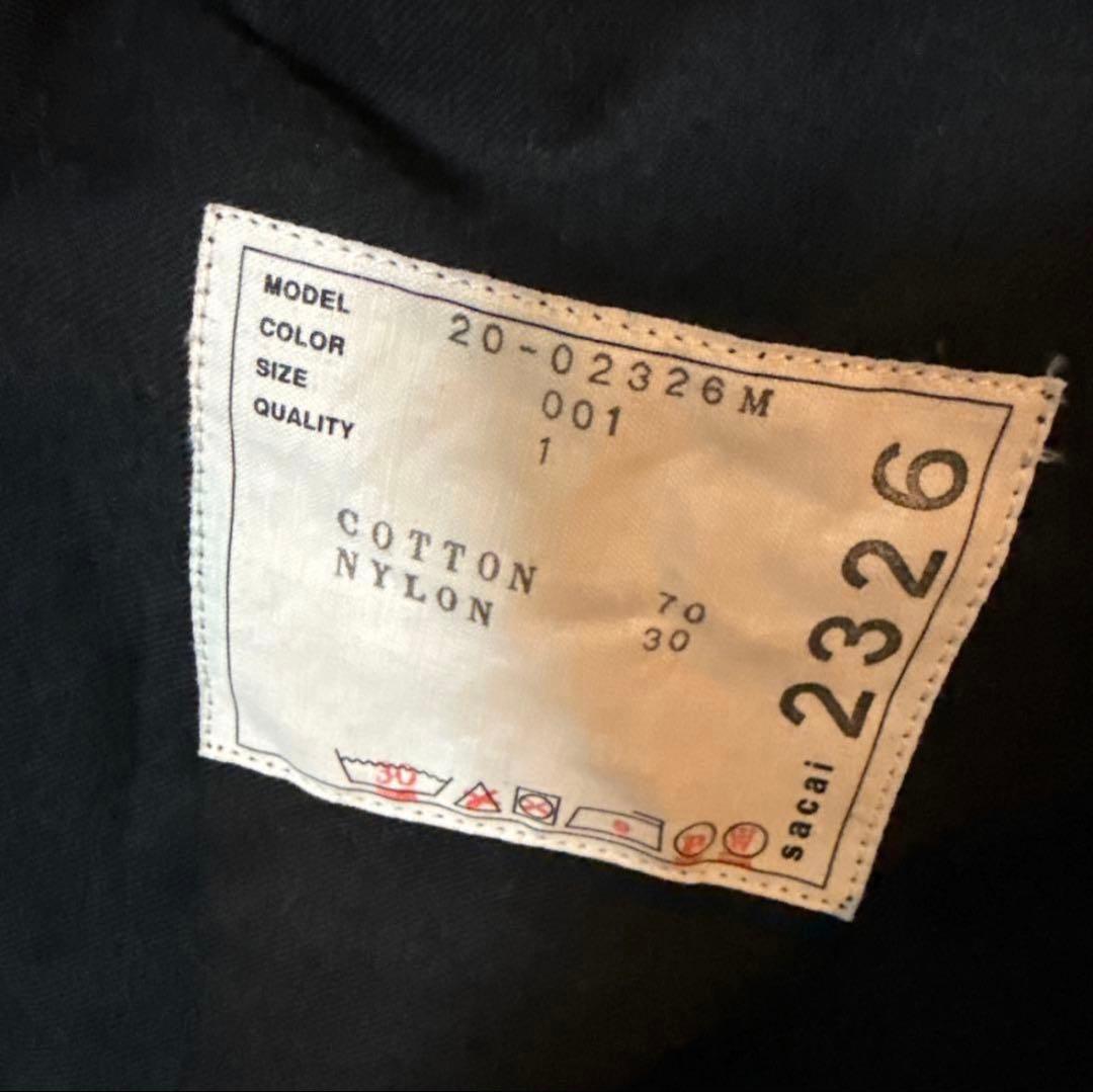 sacai カーゴパンツ 20-02326M