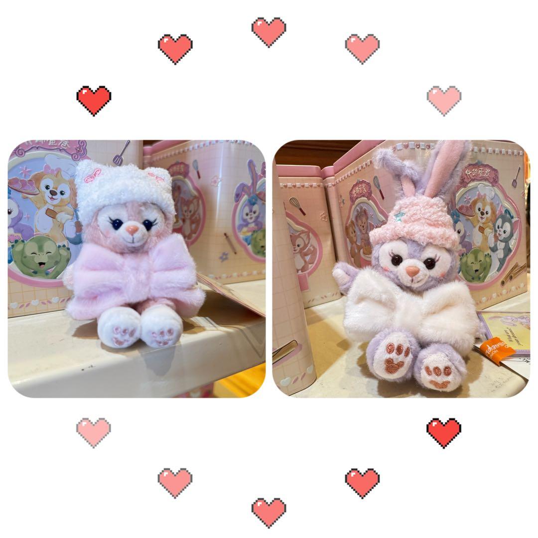 【正規品】リーナベル　ステラルー　冬お座りぬいぐるみキーチェーン　香港ディズニー