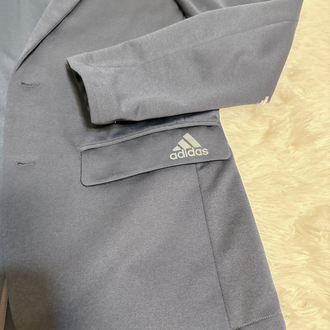 adidas アディダス　PSFA セットアップ ストライプ スーツネイビー　L