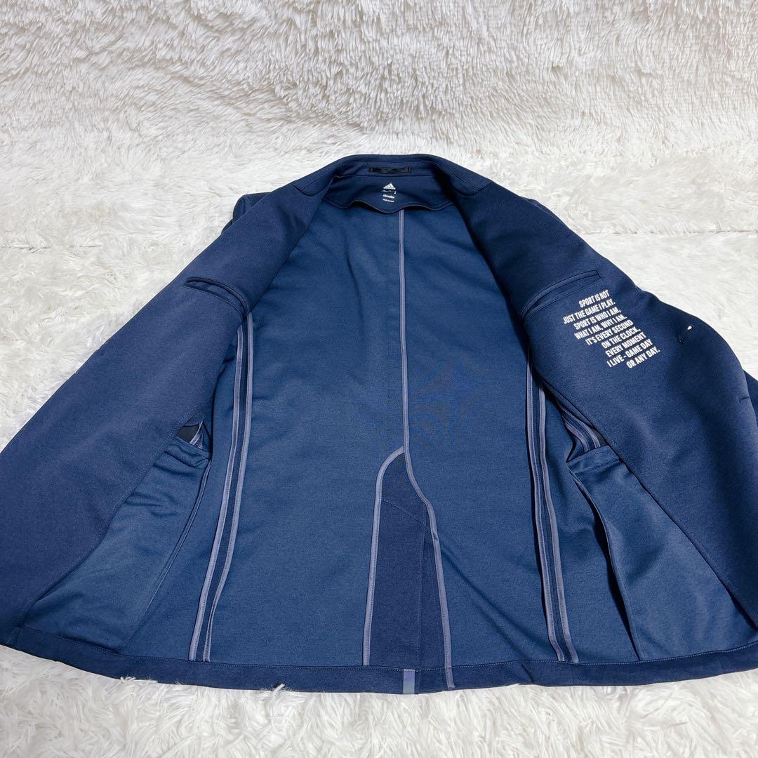 adidas アディダス　PSFA セットアップ ストライプ スーツネイビー　L