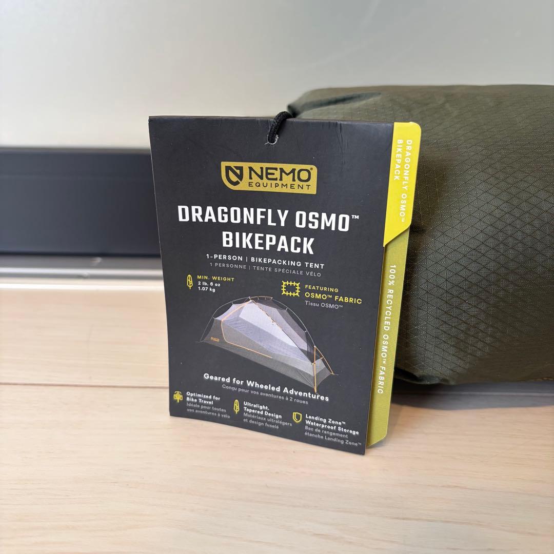 【新品】NEMO ドラゴンフライ バイクパック オズモ1P