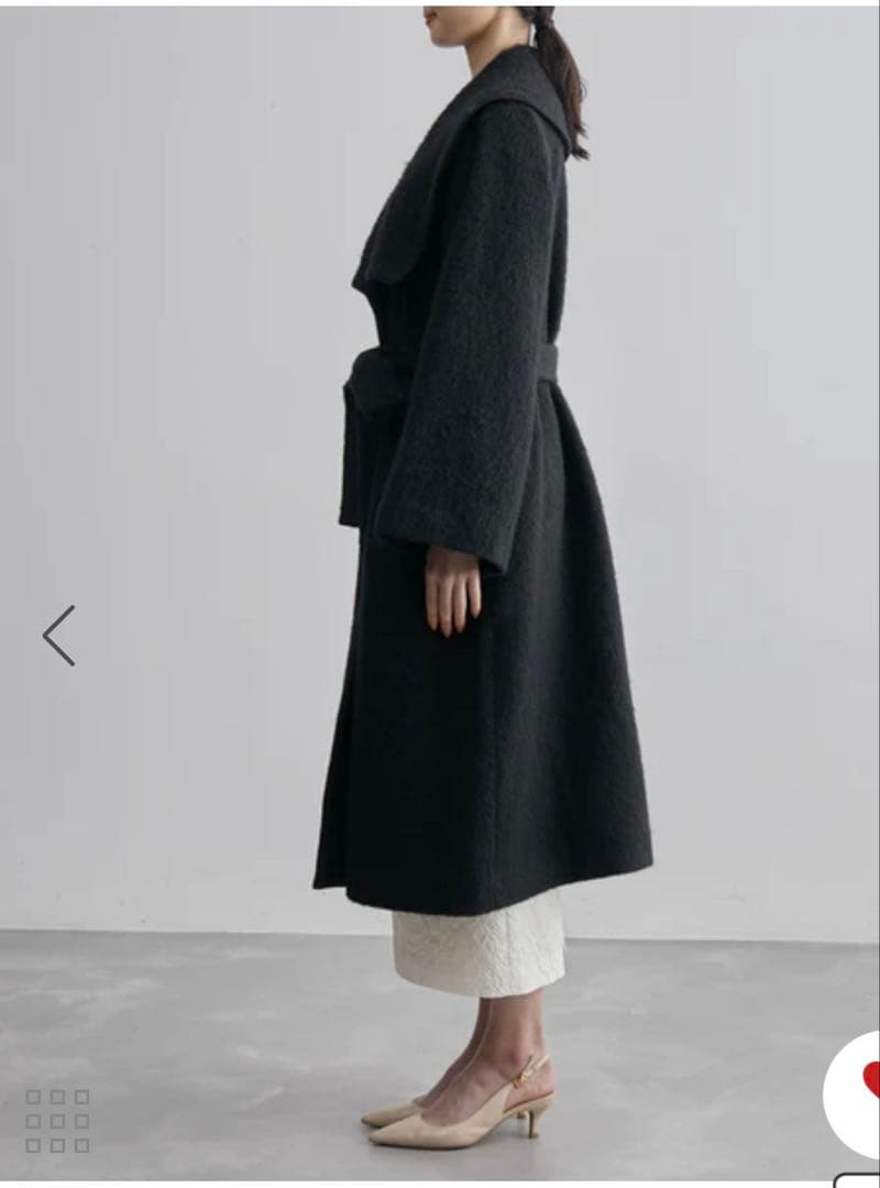 youkobon新品ROPÉ エアリーモヘアシャギーロングコート