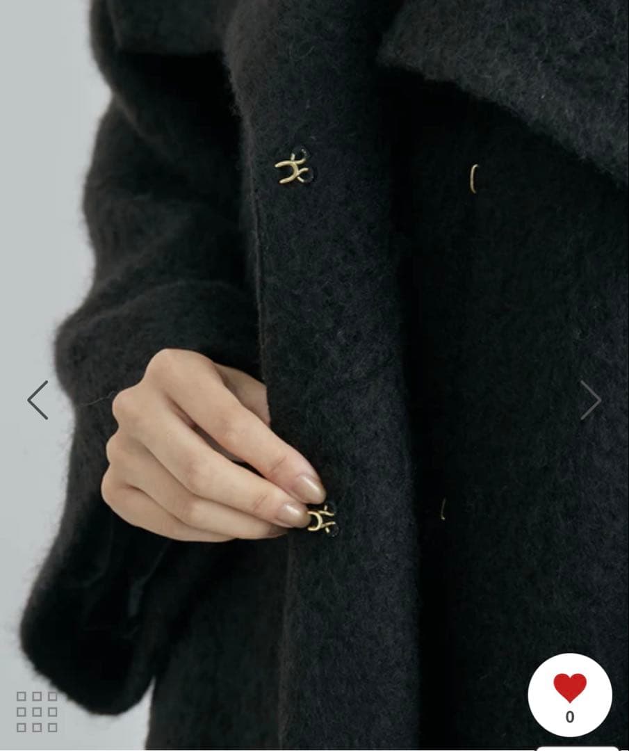 youkobon新品ROPÉ エアリーモヘアシャギーロングコート