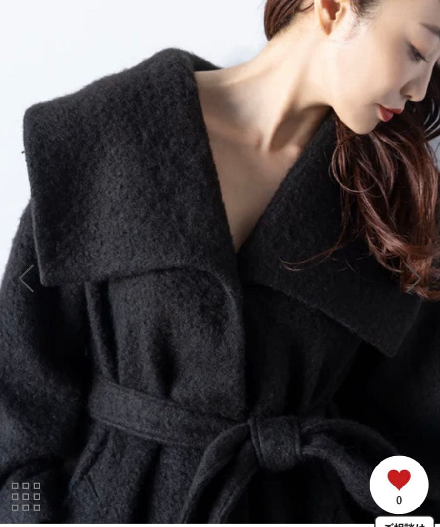 youkobon新品ROPÉ エアリーモヘアシャギーロングコート