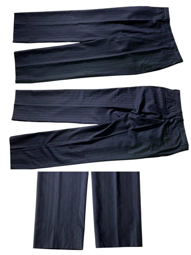 GUCCI グッチ トムフォード期 スーツ ストライプ XL ウール シルク